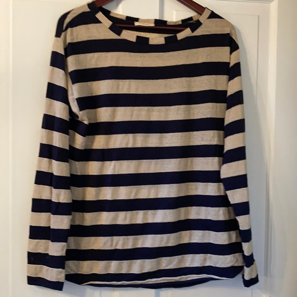 Forte Forte by Giada Forte Italy linen cotton crew neck t shirt tunic M/2